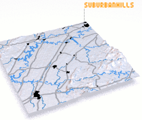 3d view of Suburban Hills