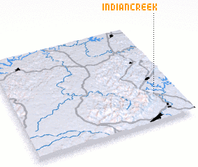 3d view of Indian Creek