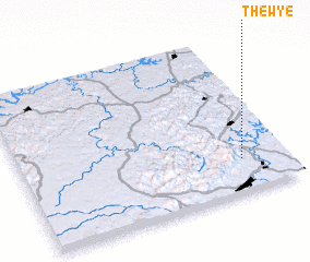 3d view of The Wye