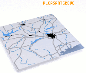 3d view of Pleasant Grove