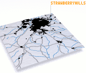 3d view of Strawberry Hills