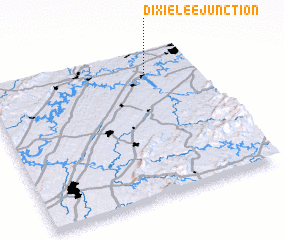 3d view of Dixie Lee Junction