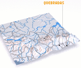 3d view of Quebradas