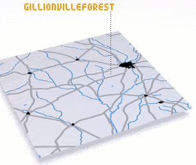 3d view of Gillionville Forest