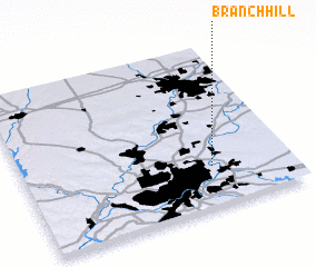 3d view of Branch Hill