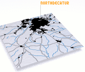 3d view of North Decatur