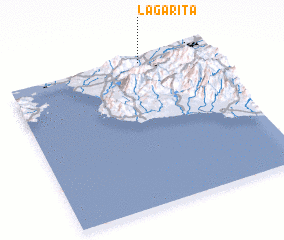 3d view of La Garita