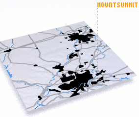 3d view of Mount Summit