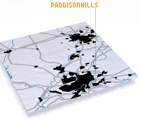 3d view of Paddison Hills