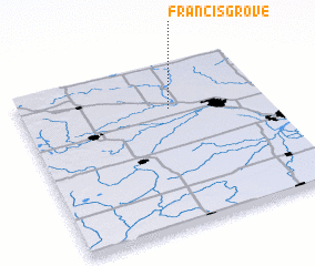 3d view of Francis Grove