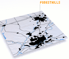 3d view of Forest Hills