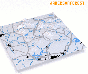 3d view of Jamerson Forest