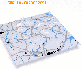 3d view of Shallowford Forest