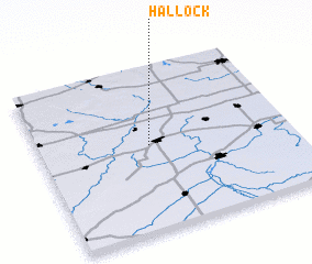 3d view of Hallock