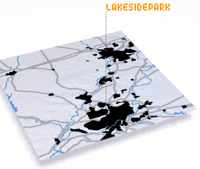 3d view of Lakeside Park