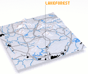 3d view of Lake Forest