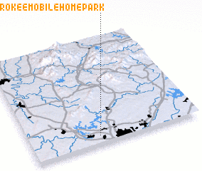 3d view of Cherokee Mobile Home Park