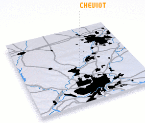 3d view of Cheviot