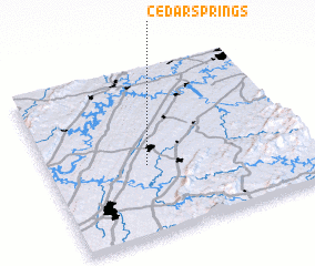 3d view of Cedar Springs