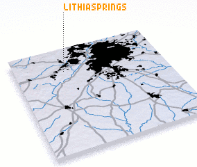 3d view of Lithia Springs