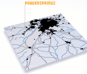 3d view of Powder Springs