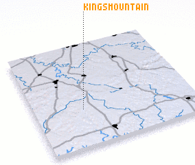 3d view of Kings Mountain