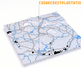 3d view of Cedar Crest Plantation