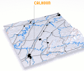 3d view of Calhoun