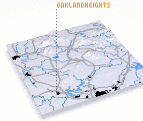 3d view of Oakland Heights