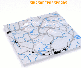 3d view of Simpson Crossroads