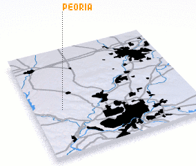 3d view of Peoria