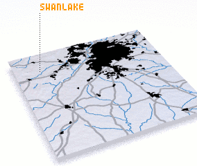 3d view of Swan Lake