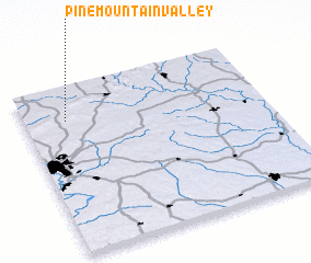 3d view of Pine Mountain Valley