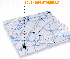 3d view of South Mapleton Hills