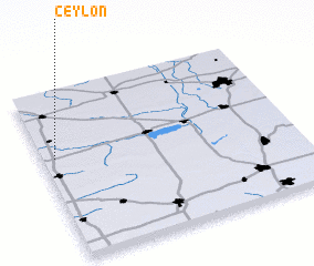 3d view of Ceylon