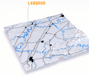 3d view of Lebanon