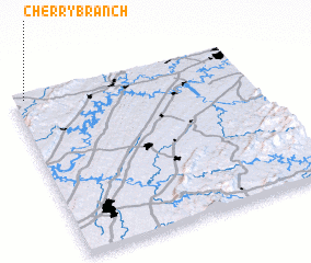 3d view of Cherry Branch