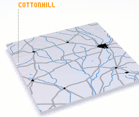 3d view of Cotton Hill