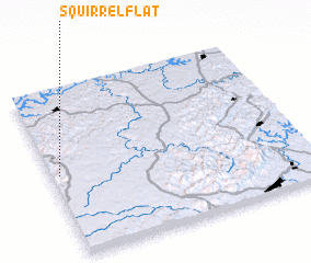 3d view of Squirrel Flat