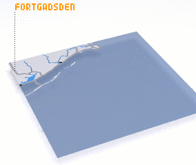 3d view of Fort Gadsden