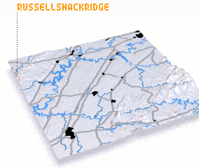 3d view of Russell Shack Ridge