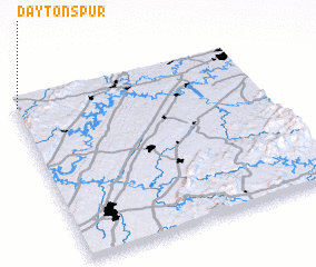 3d view of Dayton Spur