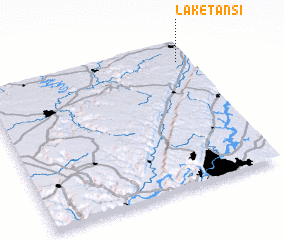 3d view of Lake Tansi