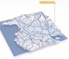 3d view of San Miguel