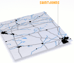 3d view of Saint Johns