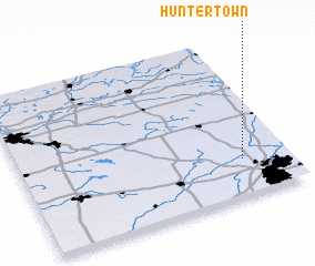 3d view of Huntertown