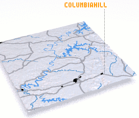 3d view of Columbia Hill