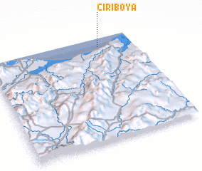 3d view of Ciriboya