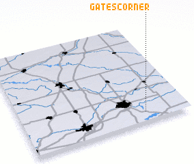 3d view of Gates Corner