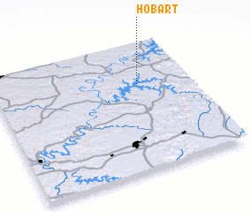3d view of Hobart